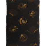 brown scarves,top view