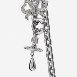 Close up of Grey jewelry, showing detail