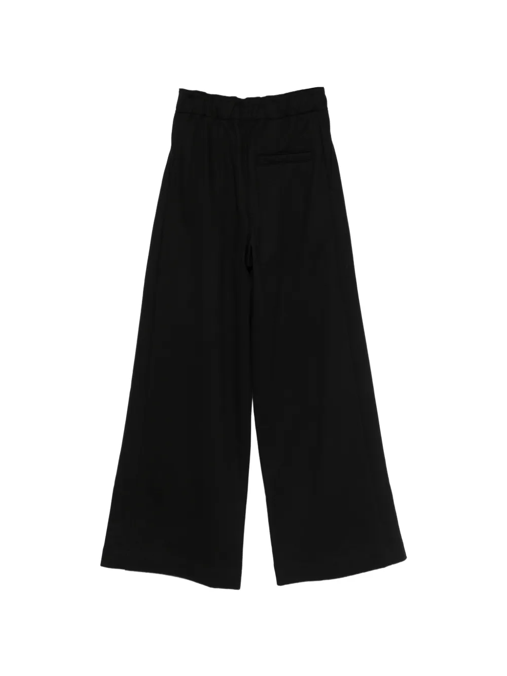 black pants,back view