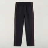 Navy pants, front view