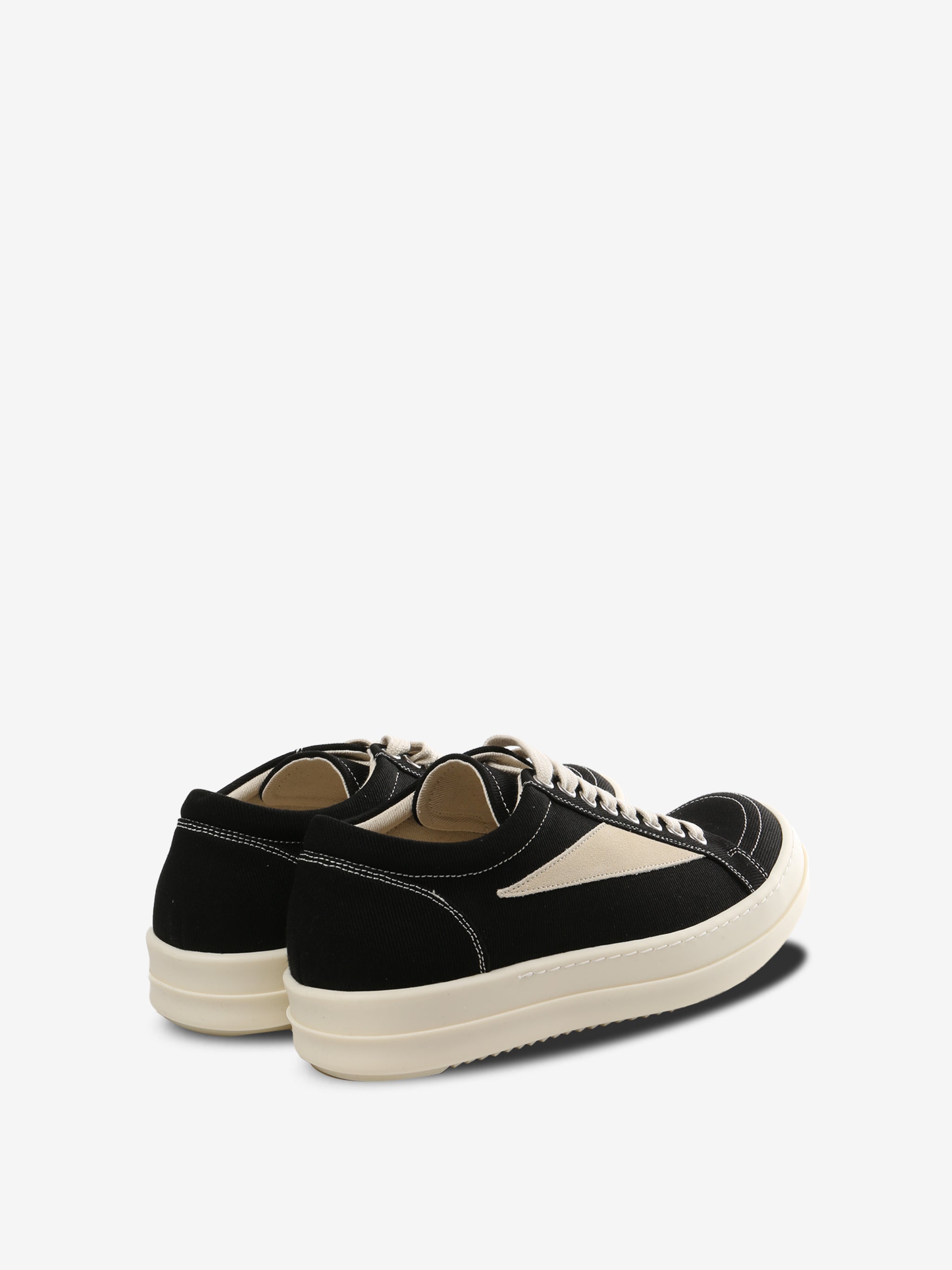 Black sneakers, back view