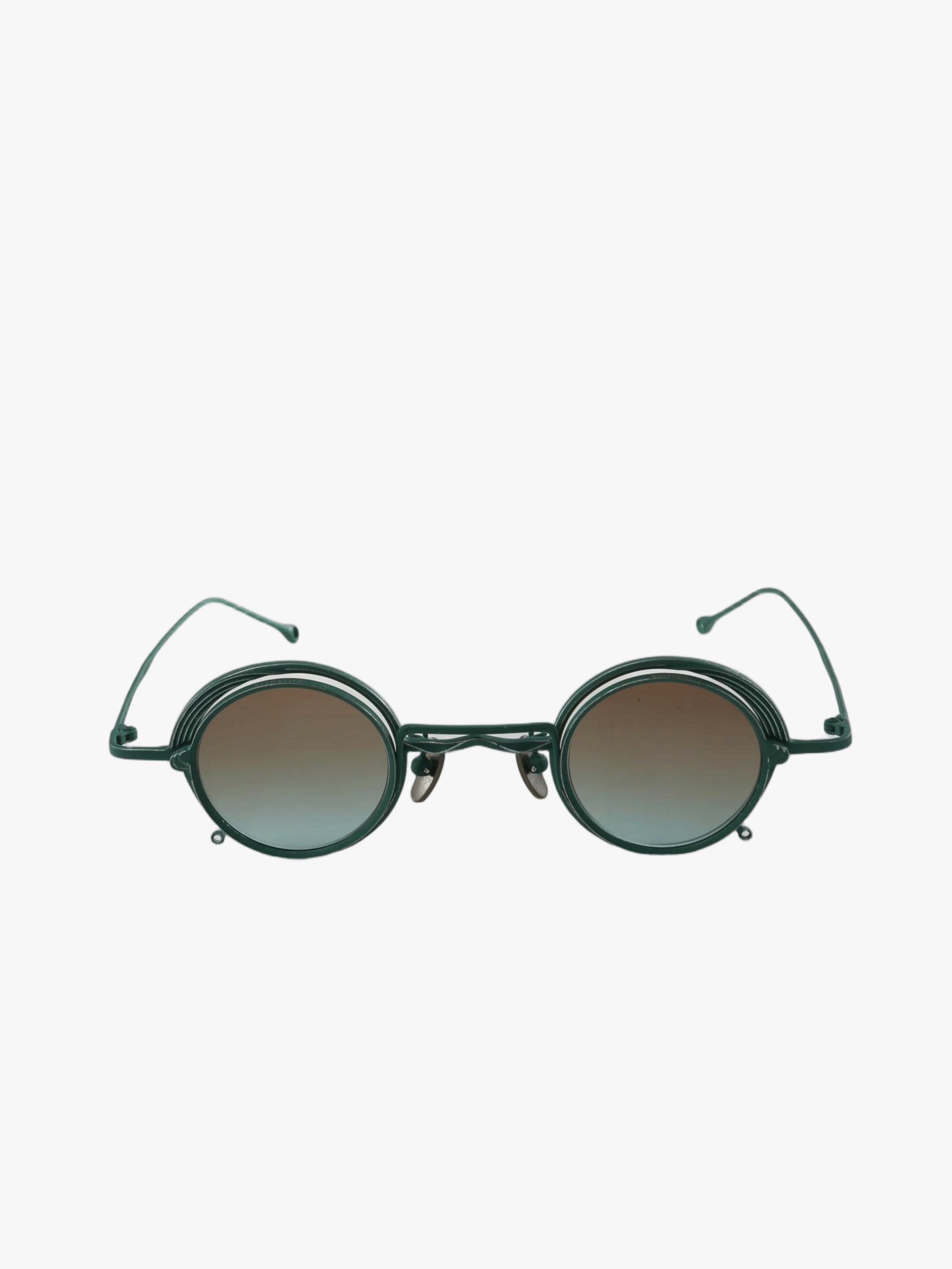 Green eyewear, front view