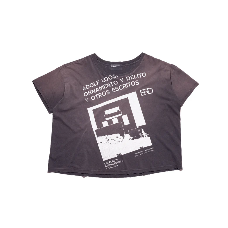 Black t-shirt, front view