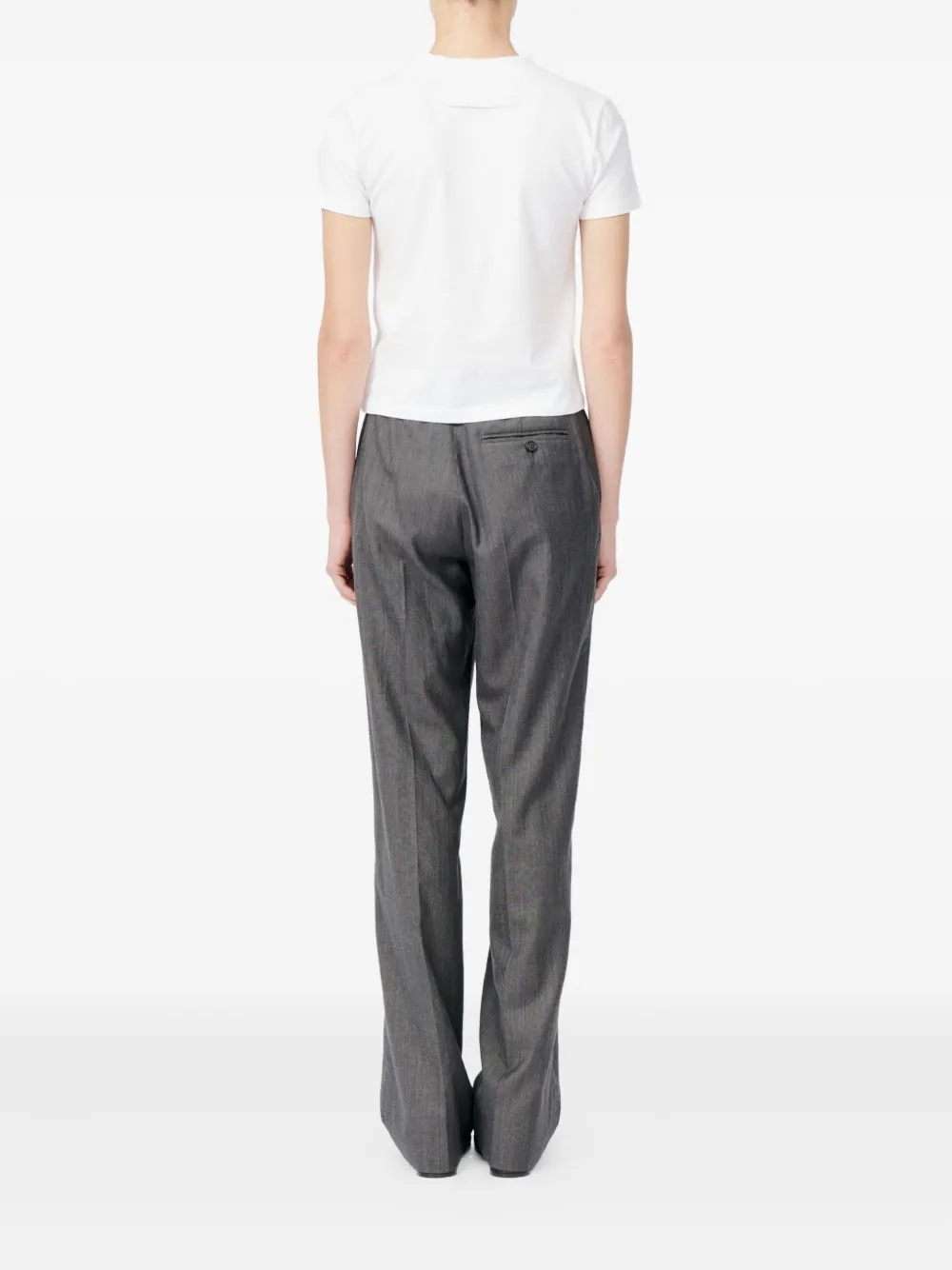 White t-shirt,full body view