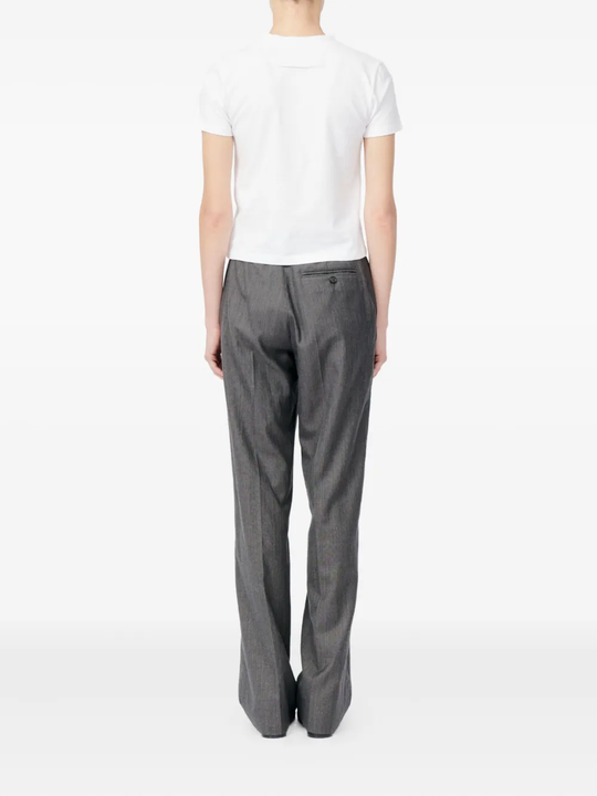 White t-shirt,full body view