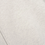 Close up of white hoodie, showing texture of the Cotton and Polyester fabric