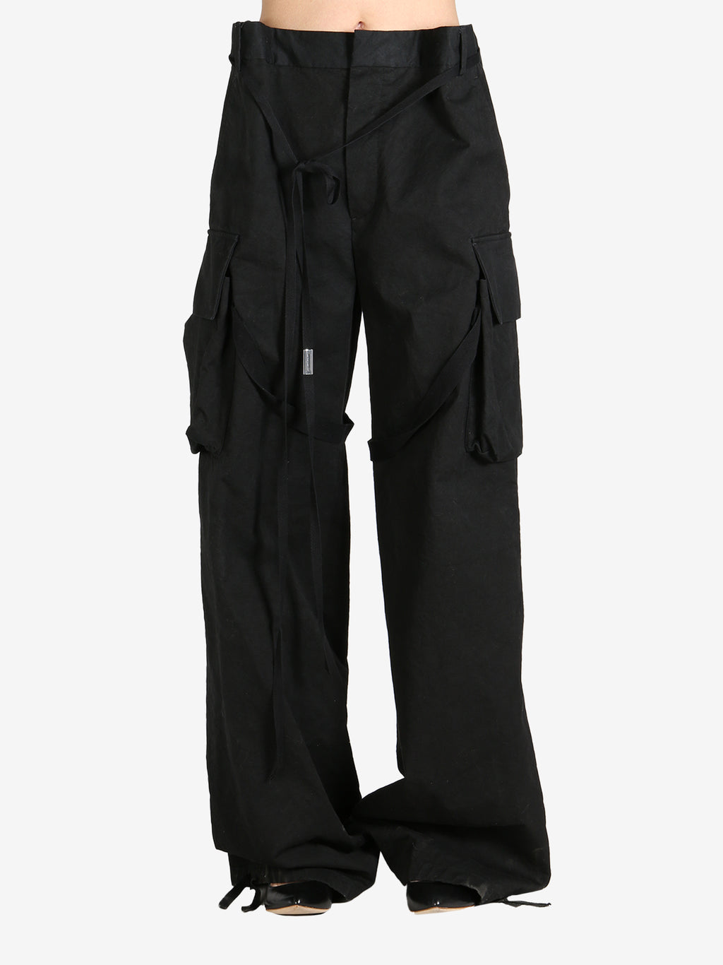 ANN DEMEULEMEESTER - Women Natural Wash Cargo Pant