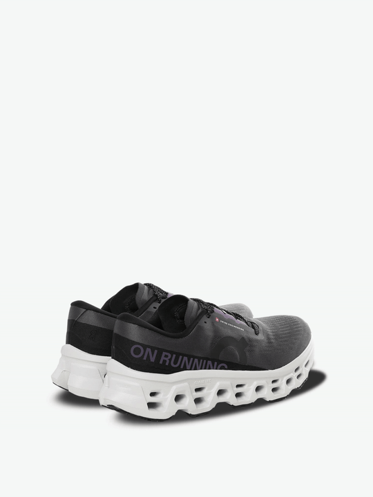 Black sneakers, back view