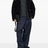 Black jacket,full body view