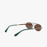 Brown eyewear, side view
