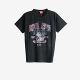 Black t-shirt, front view