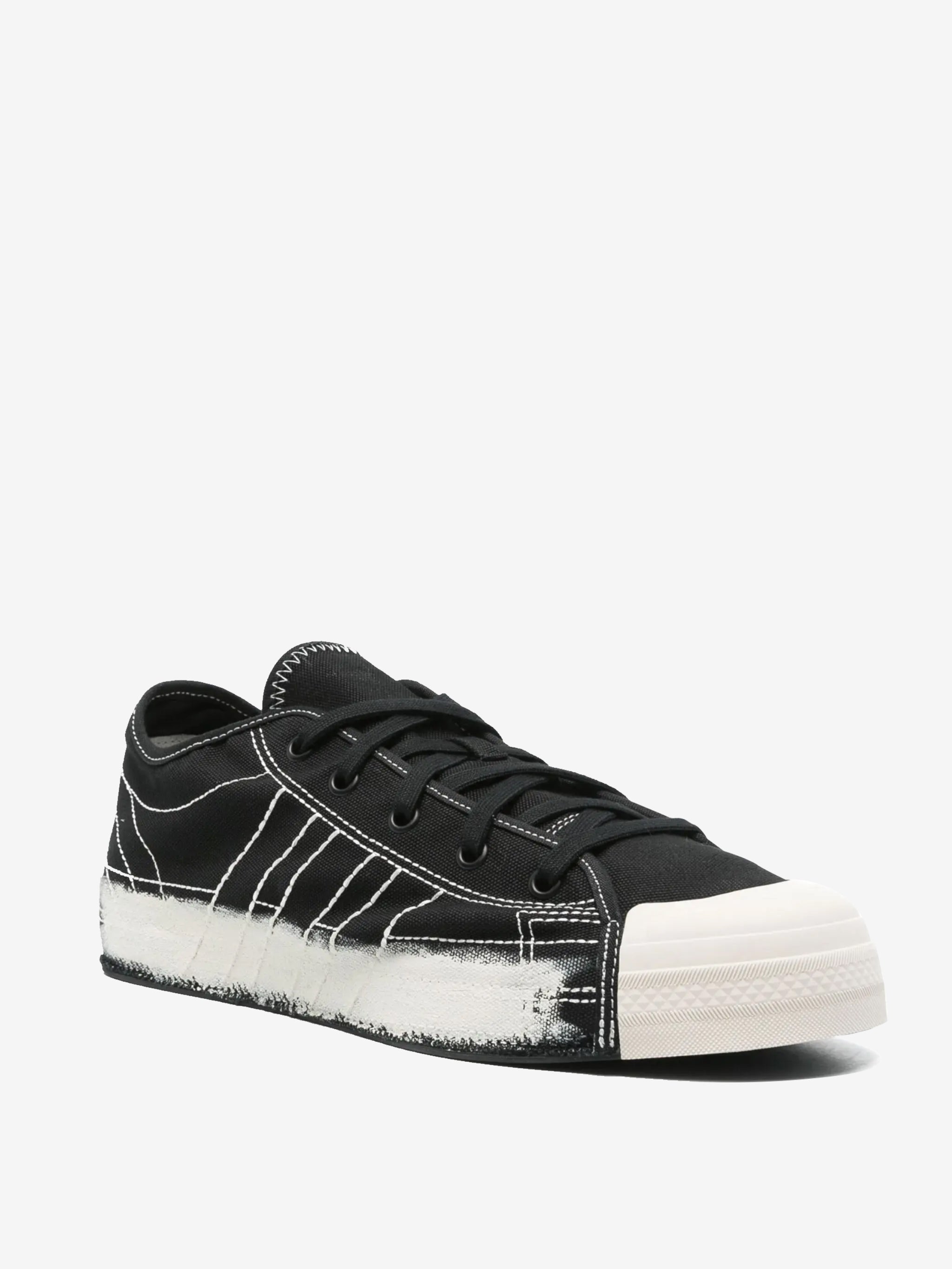 Black sneaker, side view