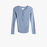 Blue shirt, front view