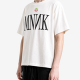 White t-shirt worn by a person, showing the t-shirt fit