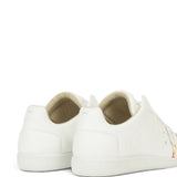 White shoes, back view
