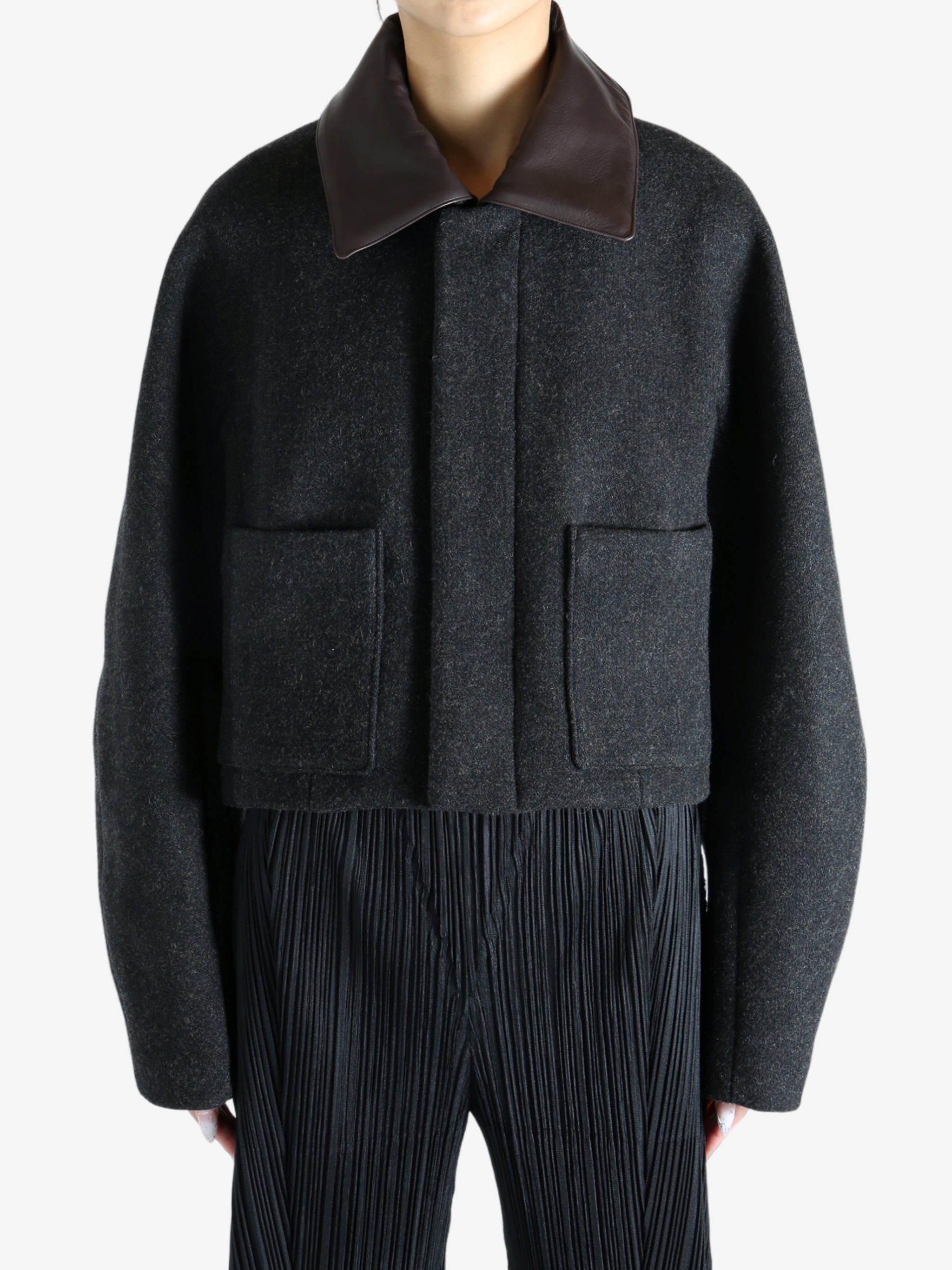 AURALEE - Women Shetland Wool Double Cloth Jacket – Atelier