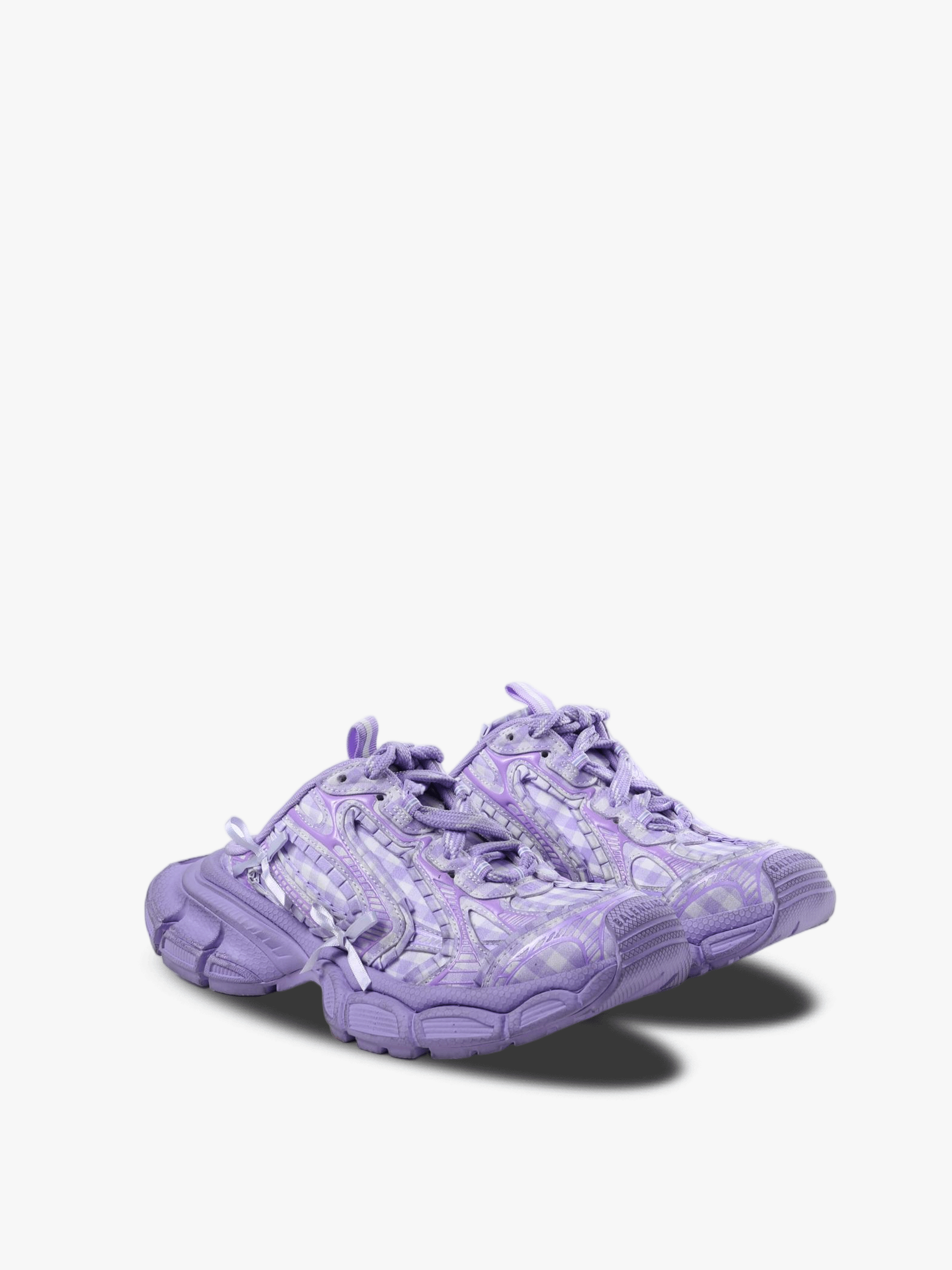 Purple shoes ,side view