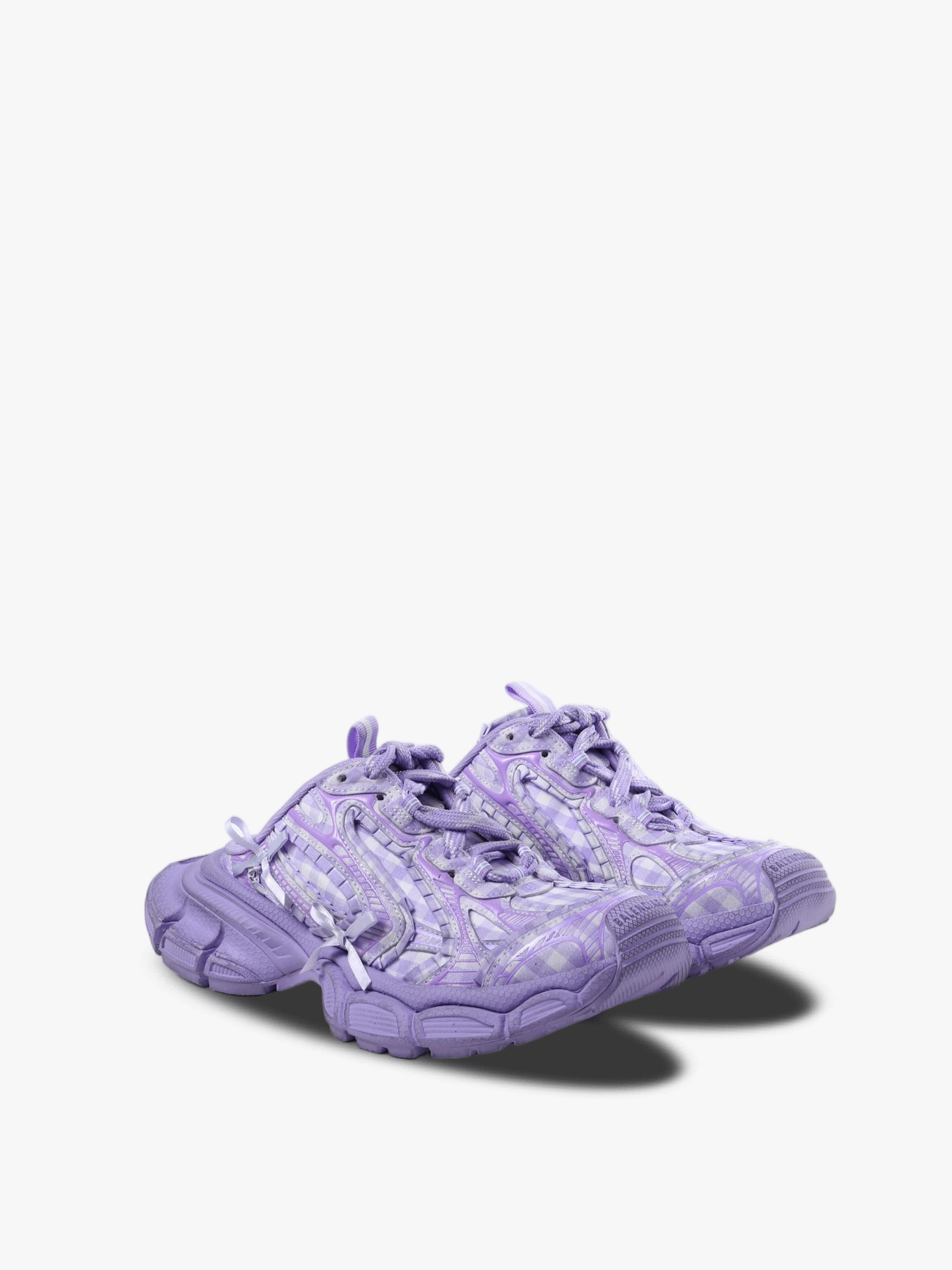 Purple shoes ,side view