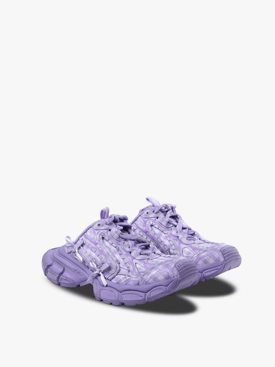 Purple shoes ,side view