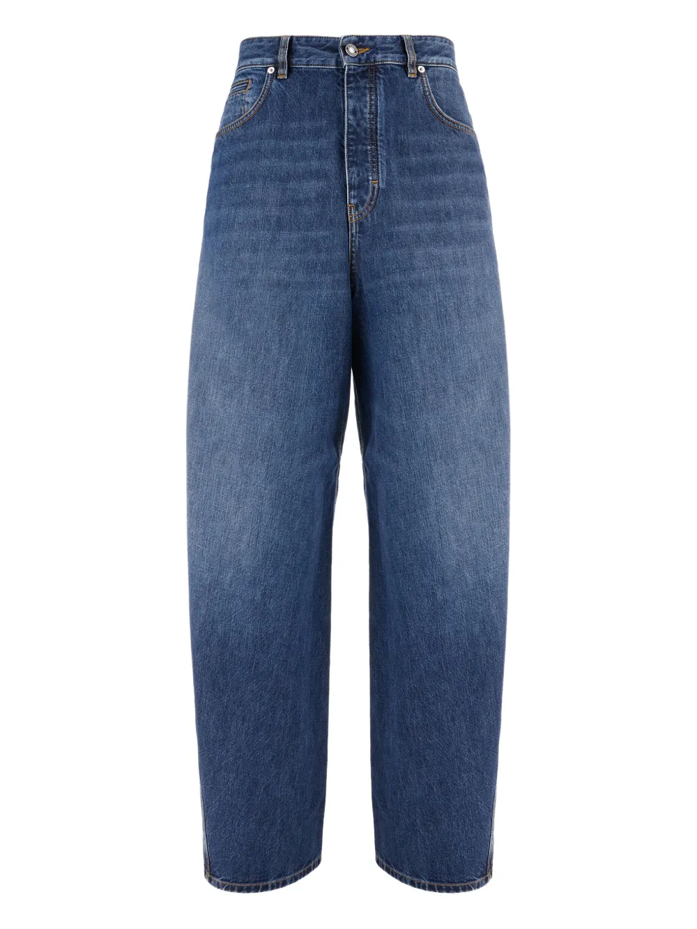 Blue jeans, front view