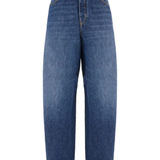 Blue jeans, front view