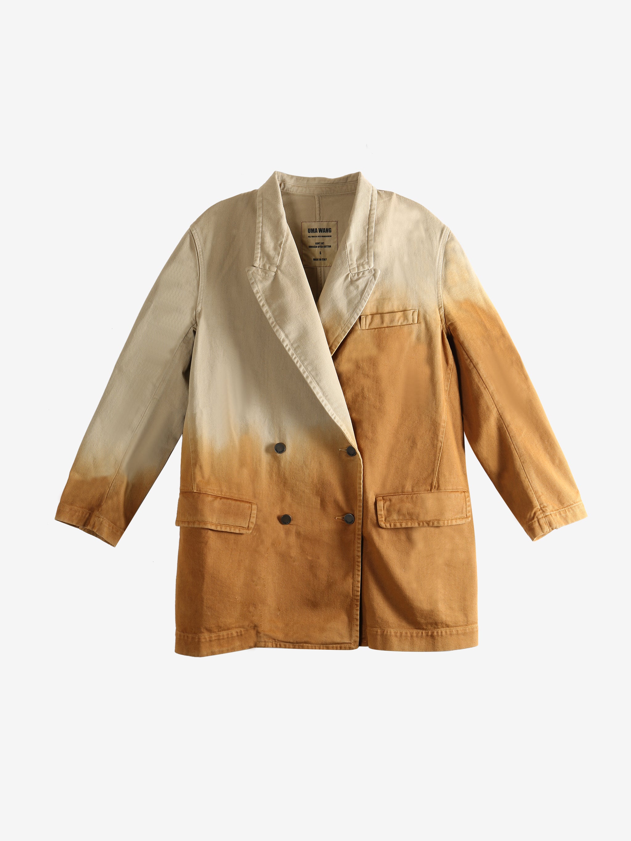 Tan jackets, front view