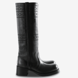 Black boots, side view