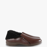 Brown shoes, side view