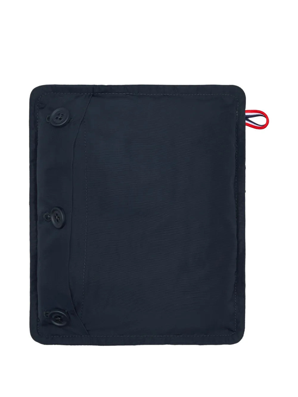 Navy jacket, front view