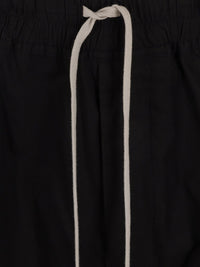 RICK OWENS - Men Drawstring Cropped Pantaloni