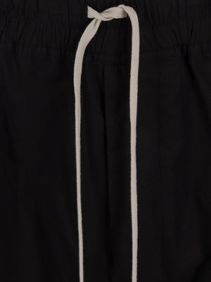 RICK OWENS - Men Drawstring Cropped Pantaloni