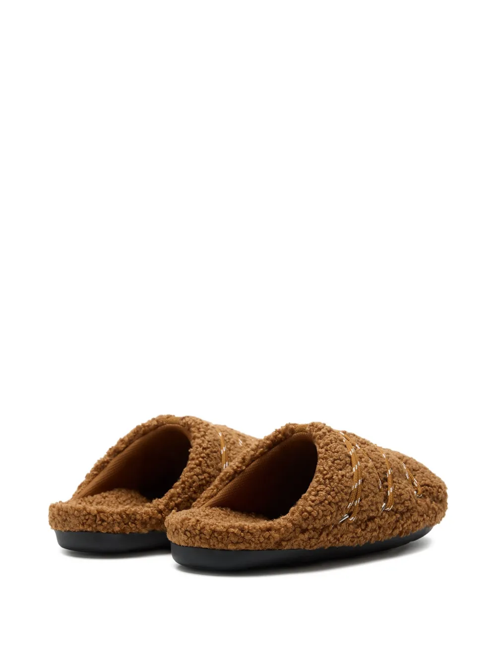 Brown slipper,back view