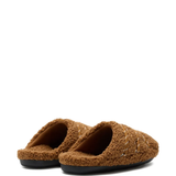 Brown slipper,back view