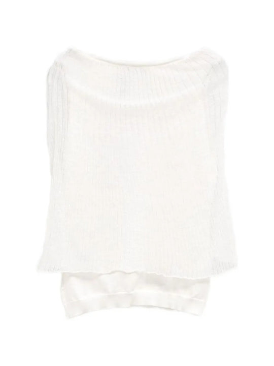 White top, front view