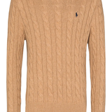 Orange sweater, front view