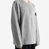 Grey hoodie, full body view
