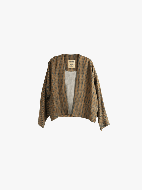Brown jacket, front view