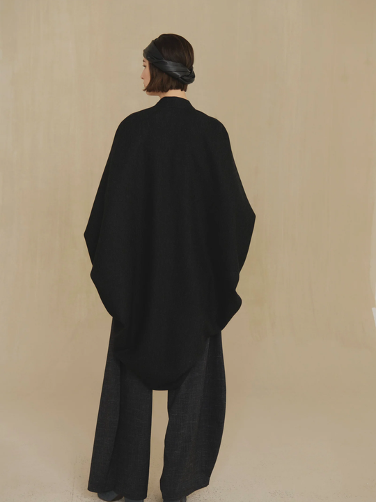 Black jacket, full body view