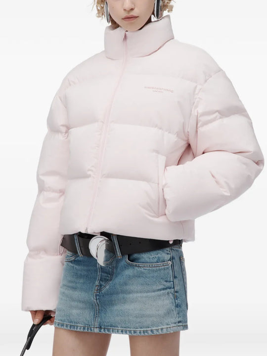 Pink jacket, front view