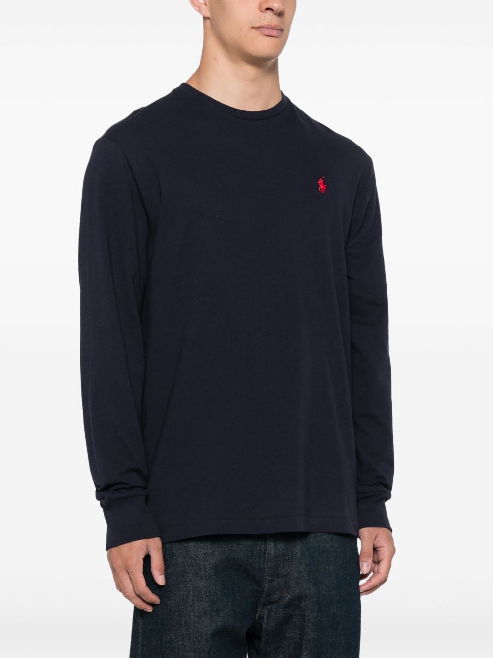 POLO RALPH LAUREN - Men Long Sleeve Jersey Knit Crewneck T-Shirt