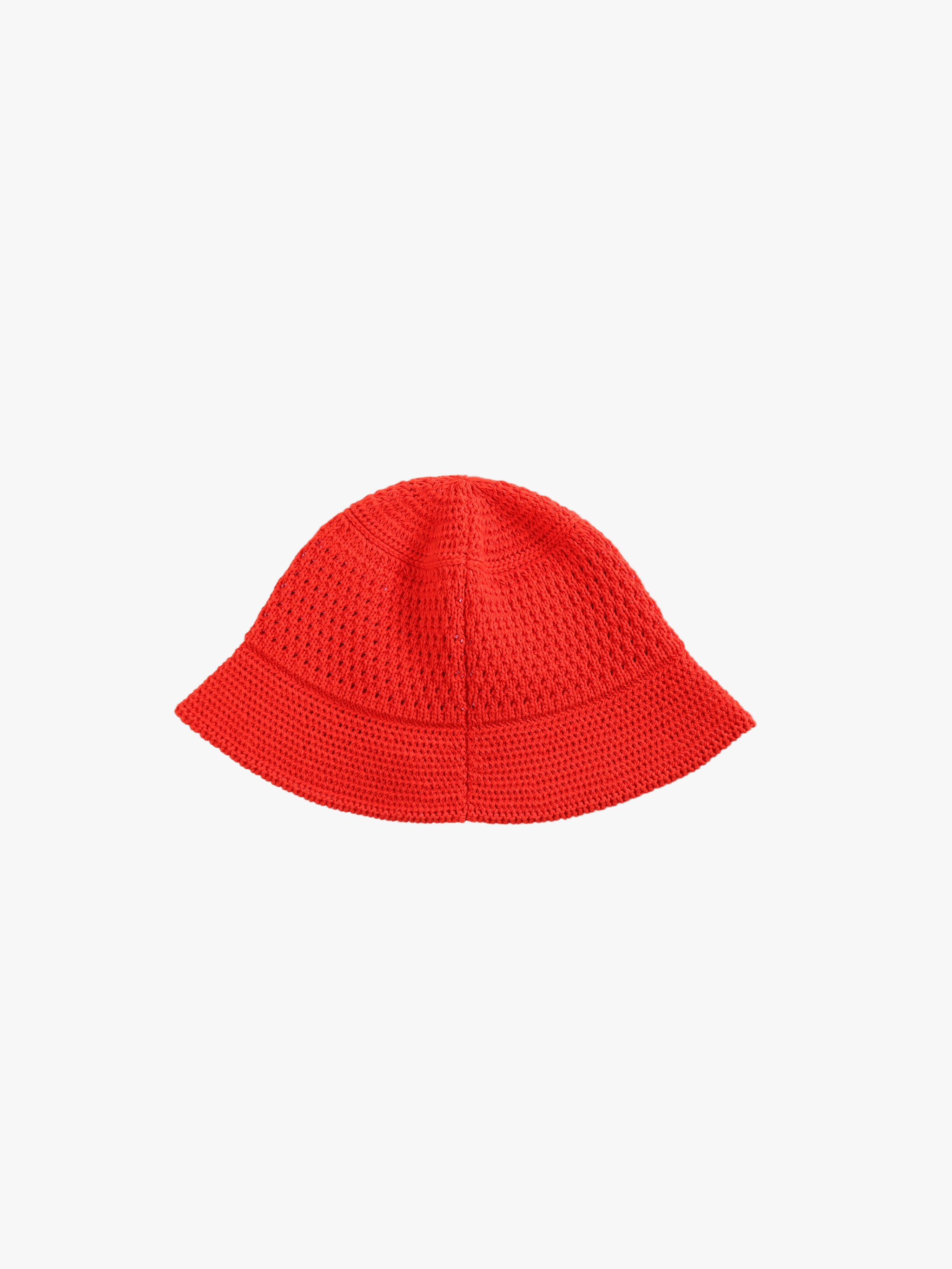 Red hat, back view