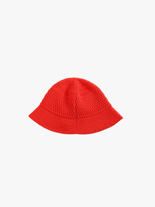 Red hat, back view