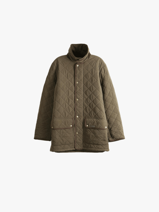 Green jacket, front view