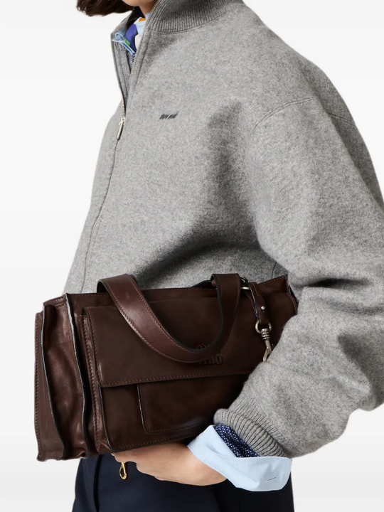 Brown bag, side view