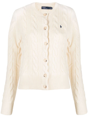 POLO RALPH LAUREN - Women Pony Cable Knit Cardigan