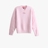 Pink hoodie, front view