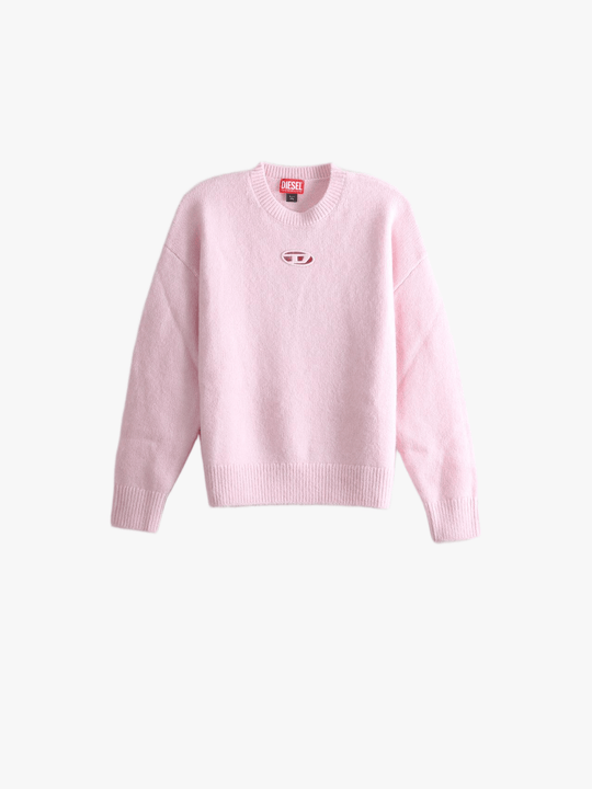 Pink hoodie, front view