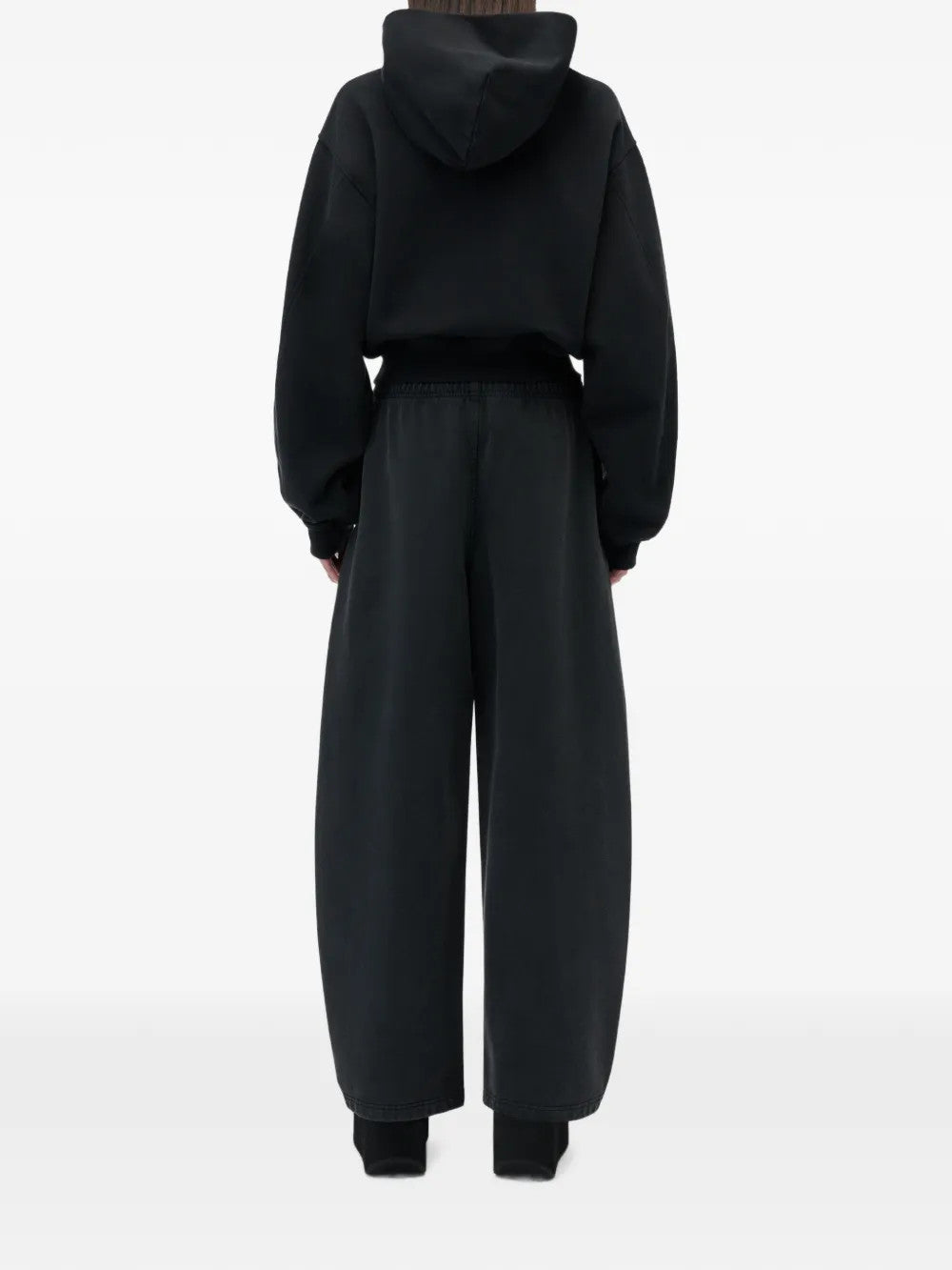 Black pants, full body view