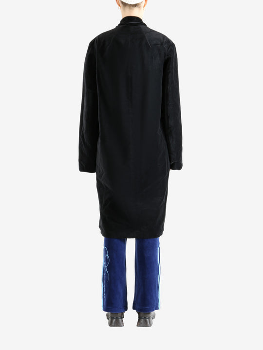 black coat,full body view