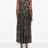 Grey dress,full body view